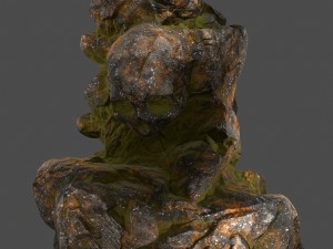 skull rock 9 Modèle 3D