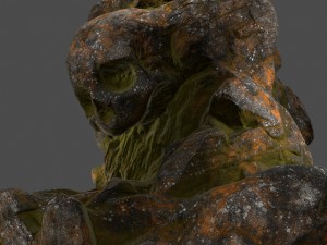 skull rock 9 Modèle 3D