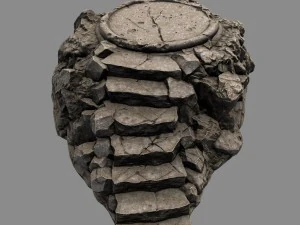 temple 05 3D Model