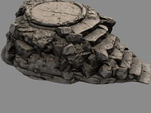 temple 05 3D Model
