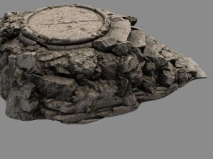 temple 05 3D Model