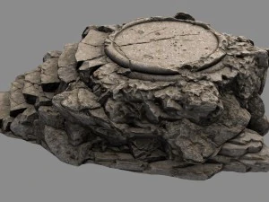 temple 05 3D Model