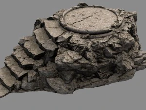 temple 05 3D Model