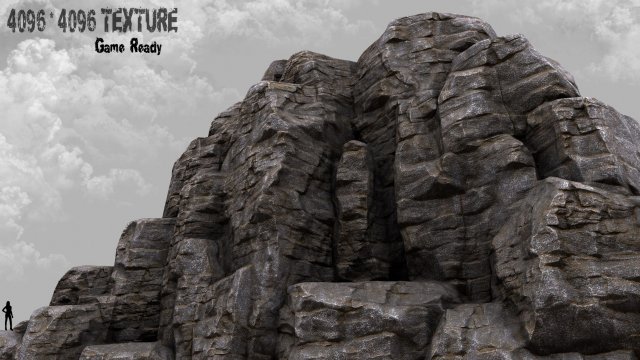 mountain 1 3D 模型 .c4d .max .obj .3ds .fbx .stl .blend 