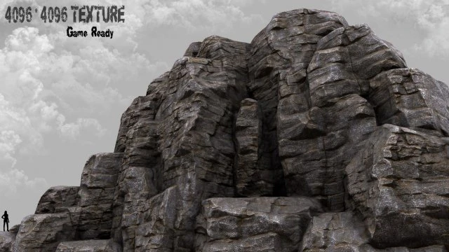 mountain 1 3D Model .c4d .max .obj .3ds .fbx .stl .blend 