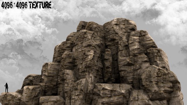 montain 2 3D Модель .c4d .max .obj .3ds .fbx .stl .blend 