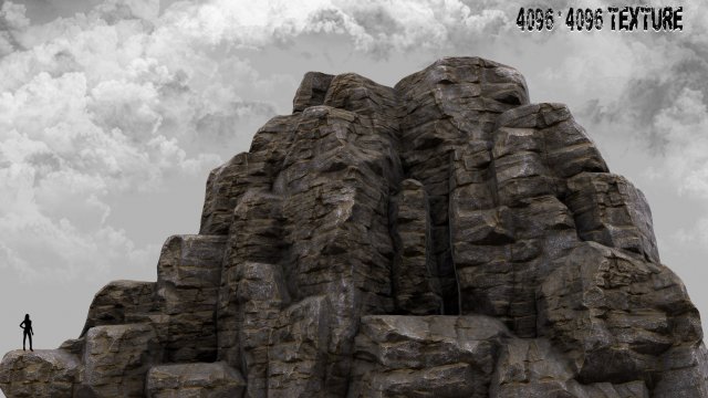 montain 3 3D 模型 .c4d .max .obj .3ds .fbx .stl .blend