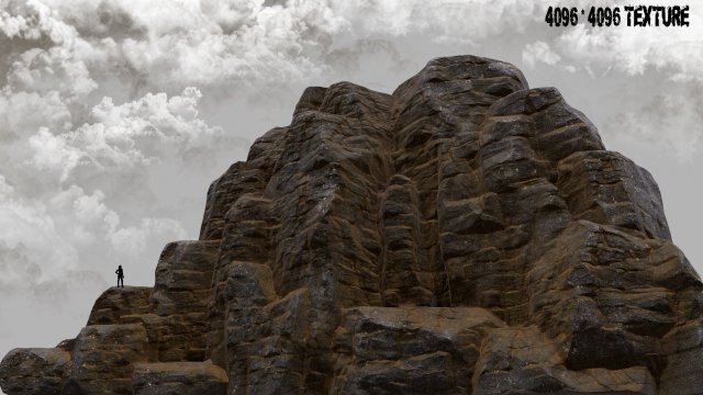 montain 5 3D Модель .c4d .max .obj .3ds .fbx .stl .blend 