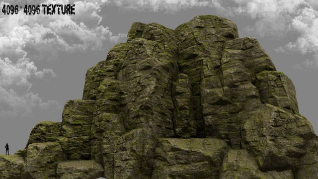 mountain 6 3D 模型 .c4d .max .obj .3ds .fbx .stl .blend 
