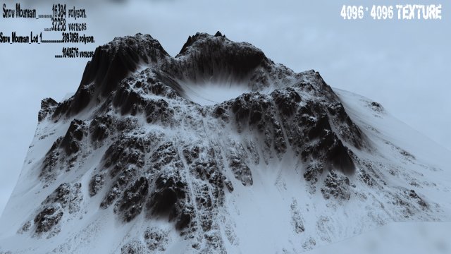 snowmountain 22 Modello 3D .c4d .max .obj .3ds .fbx .stl .blend