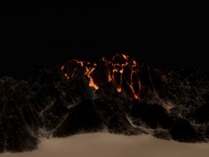 volcano 3D Model