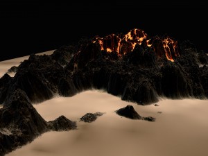 volcano 3D Model