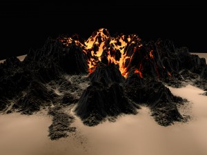 volcano 3D Model