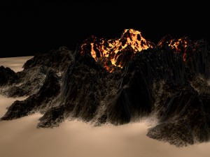 volcano 3D Model