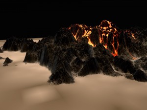 volcano 3D Model
