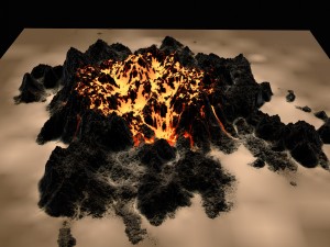 volcano 3D Model