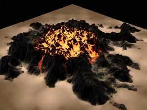 volcano 3D Model