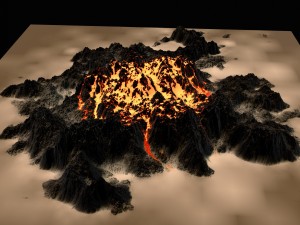 volcano 3D Model