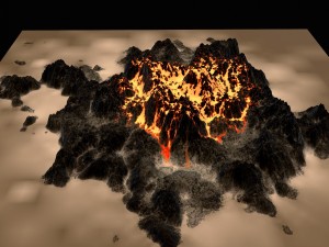 volcano 3D Model