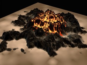volcano 3D Model