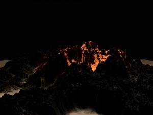 volcano 3D Model