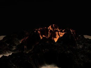 volcano 3D Model