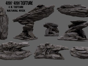 rocks set 3D Model