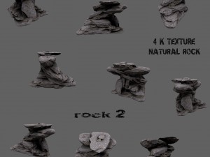 rocks set Modello 3D