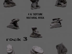 rocks set Modello 3D