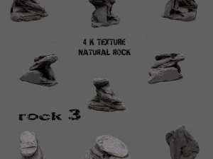 rocks set 3D Model