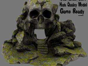 skull cave 3D Model