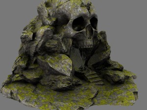 skull cave 3D Model