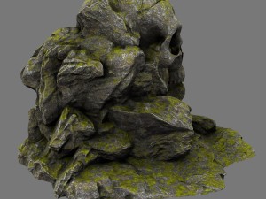 skull cave 3D Model
