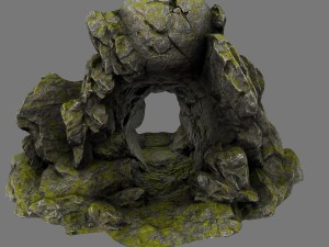 skull cave 3D Model
