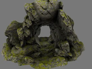 skull cave 3D Model