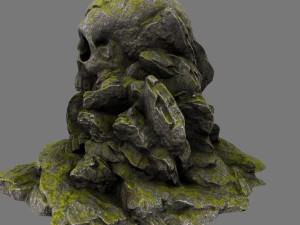 skull cave 3D Model