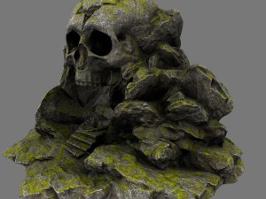 skull cave 3D Model