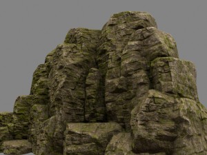 montain 3D Modell
