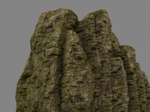 montain 3D Modell