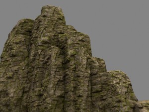 montain 3D Modell