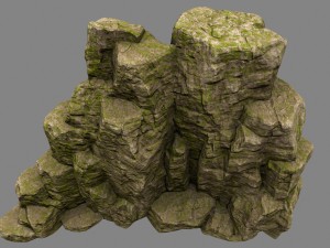 montain 3D Modell