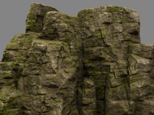 montain 3D Modell