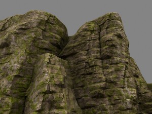 montain 3D Modell