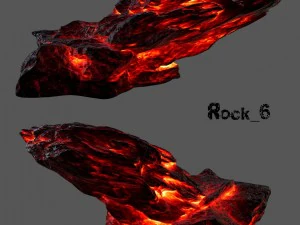 lava rocks 3D Model