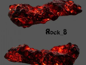 lava rocks 3D Model