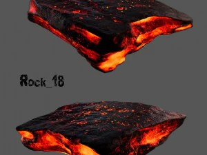 lava rocks 3D Model