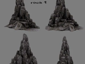 cliff rocks 3D Model
