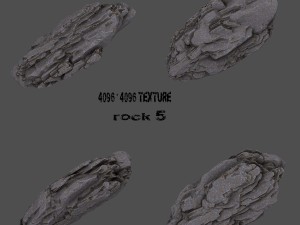 cliff rocks 3D 모델