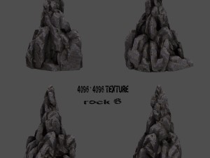 cliff rocks 3D 모델