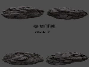 cliff rocks 3D Model